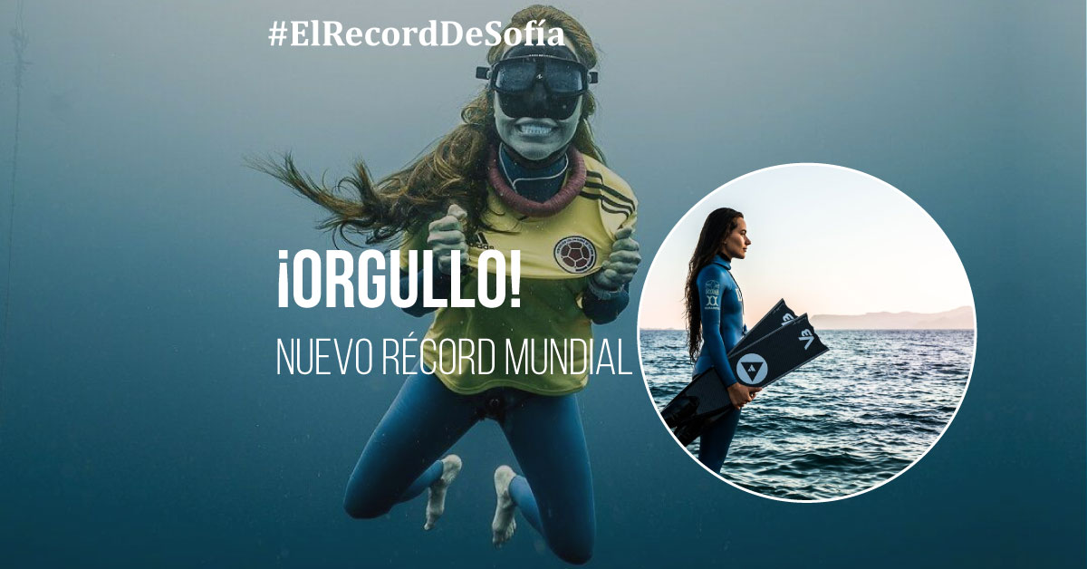 Sofía Gómez, como tiburón en el agua #ElRecordDeSofía