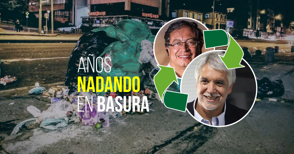 Las basuras de Bogotá, de mal en peor