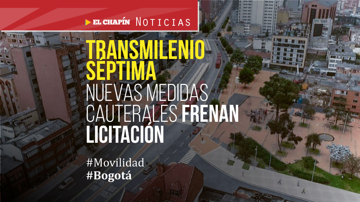 ¡Frenada licitación de TransMilenio por la Séptima!