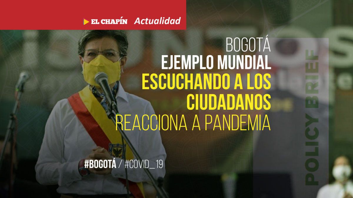 Bogotá, «ejemplo de innovación respondiendo a la pandemia»